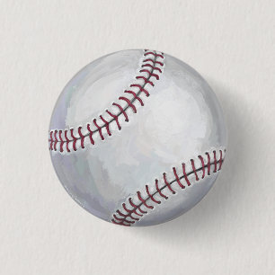 Baseball Pinback Button