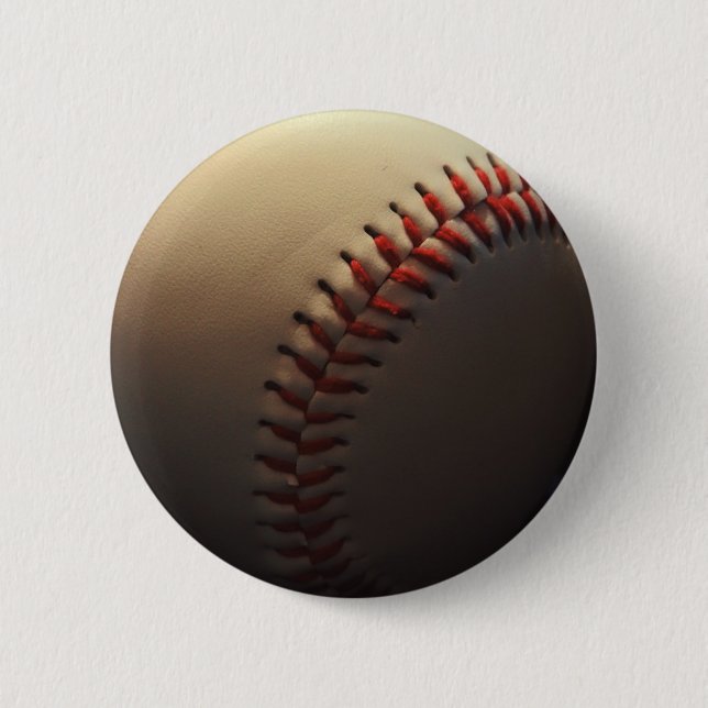 Baseball Pinback Button (Front)