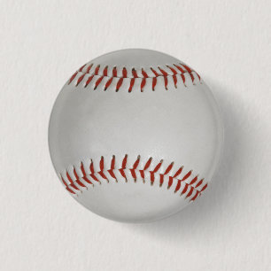 Baseball Pinback Button