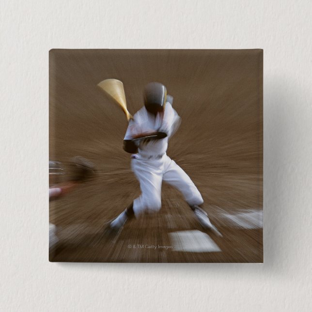 Baseball Pinback Button (Front)
