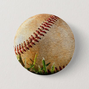 Baseball Pinback Button