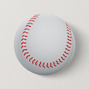 Baseball Pinback Button