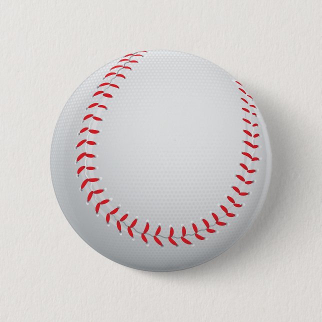 Baseball Pinback Button (Front)
