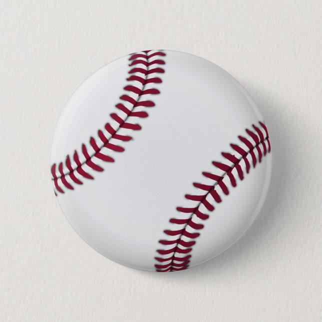 Baseball Pinback Button (Front)