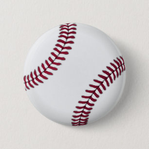 Baseball Pinback Button