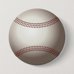 Baseball Pinback Button