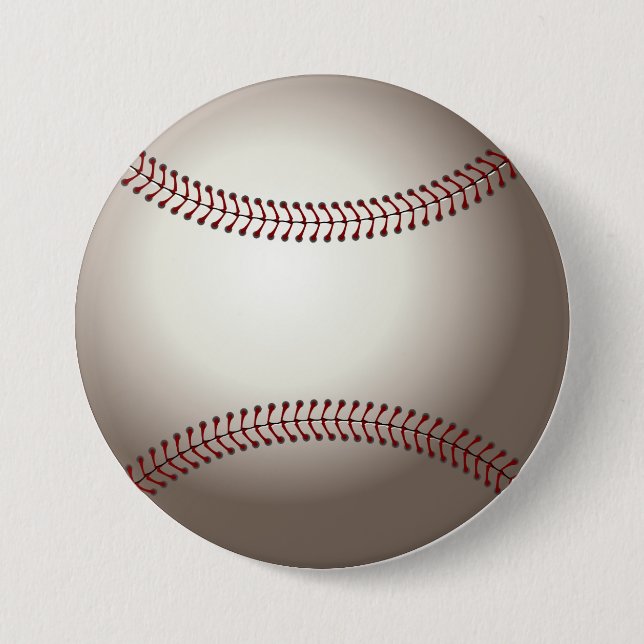 Baseball Pinback Button (Front)