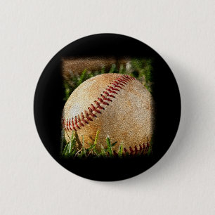 Baseball Pinback Button
