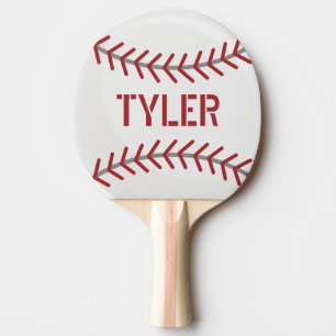 Baseball Ping Pong Personalize Paddle
