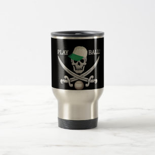 Baseball Pirate mug - choose style & color