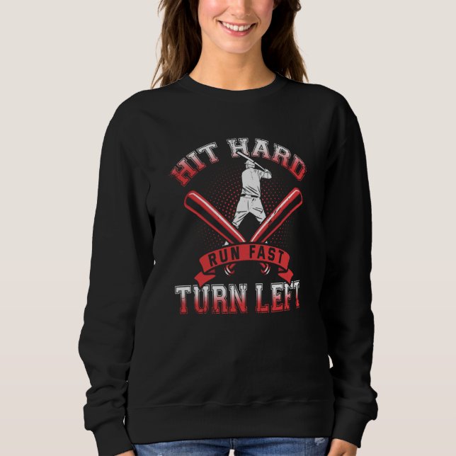 Baseball Pitcher and catcher baseball bat Sweatshirt (Front)