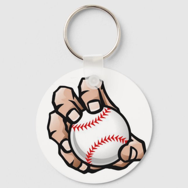 Baseball Pitcher Key Chain (Front)