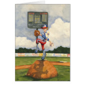 Baseball Pitcher on Mound by Jay Throckmorton (Front)