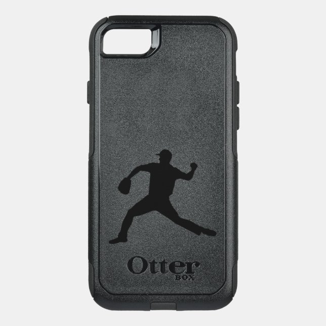 Baseball Pitcher Otterbox iPhone Case (Back)