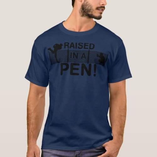 Baseball Pitcher PO Raised in a Pen Bullpen Pitchi T_Shirt