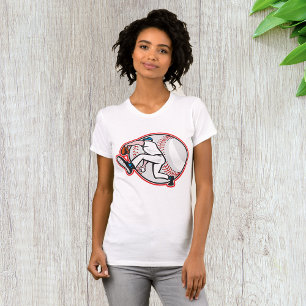 Baseball Pitcher Womens T-Shirt