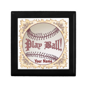 Baseball Play Ball Gift Box