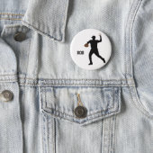 baseball player  badge pinback button (In Situ)