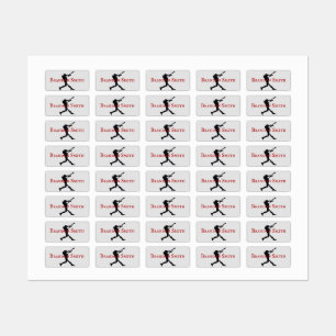 Baseball Player Batter Name Labels