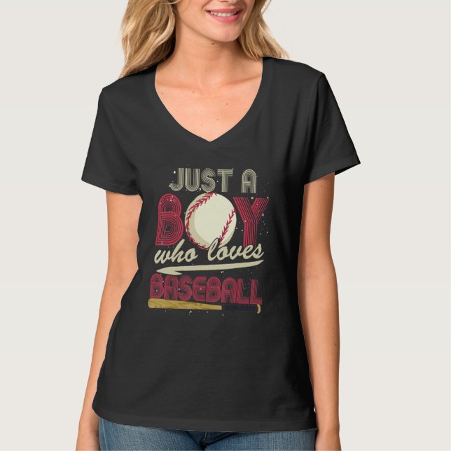 Baseball Player Boys Sport Baseball  Catcher Baseb T-Shirt (Front)