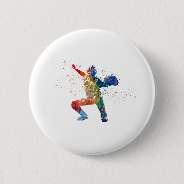 baseball player button (Front)