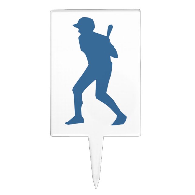 BASEBALL PLAYER CAKE TOPPER (Front)
