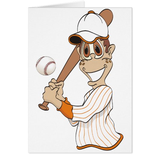 Baseball Player Cartoon (Front)