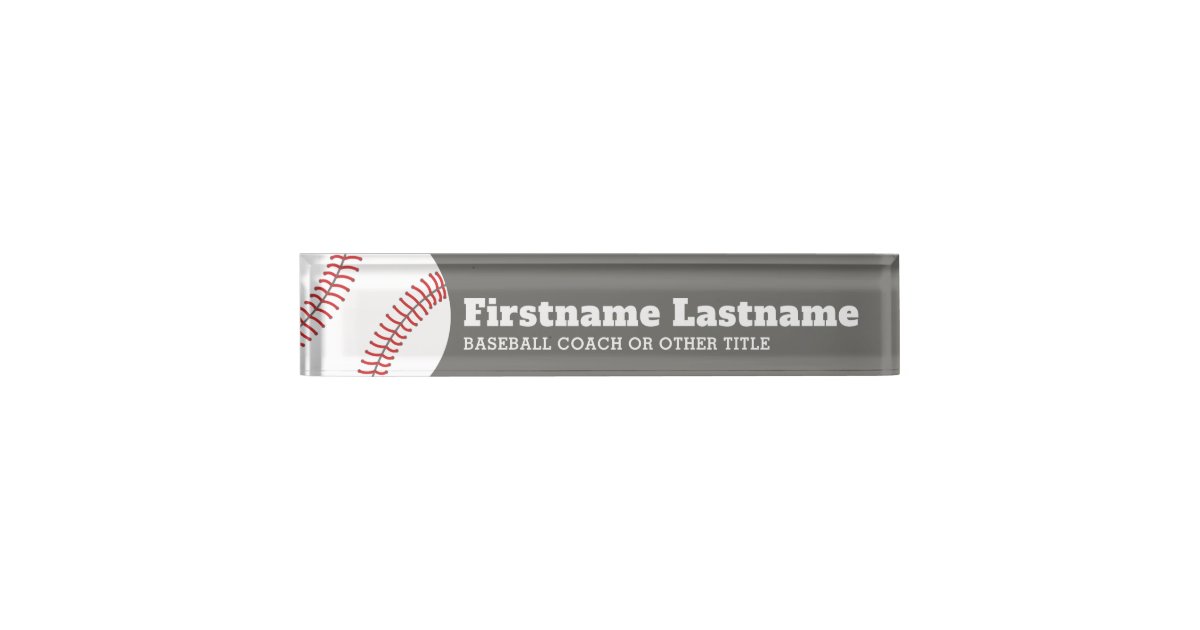 Baseball Player Coach Or Teacher Modern Drawing Desk Name Plate Zazzle Com Baseball Player Coach Or Teacher Modern Drawing Desk Name Plate Zazzle Com