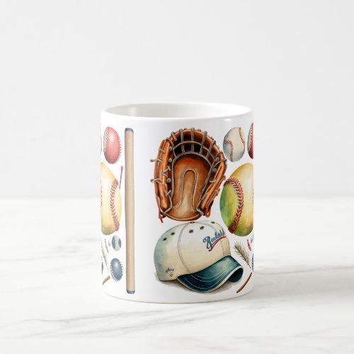 Baseball player  coffee mug