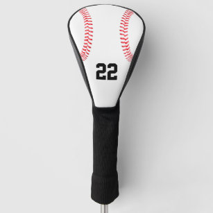 Baseball Player Custom Jersey Number or Initials Golf Head Cover