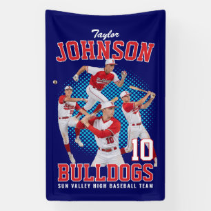 Baseball Player Custom Photo Senior Night Sports Banner