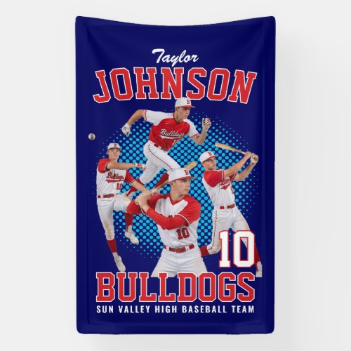 Baseball Player Custom Photo Senior Night Sports Banner