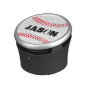 Baseball Player Custom Text Bluetooth Speaker (Side)