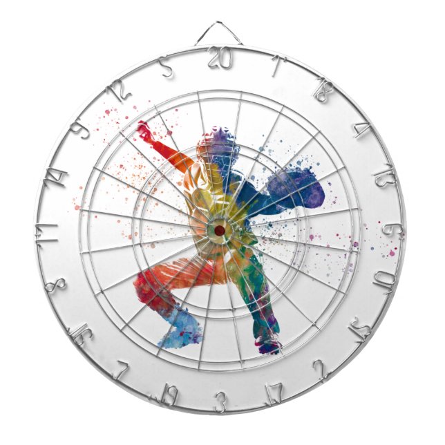 baseball player dart board (Front)