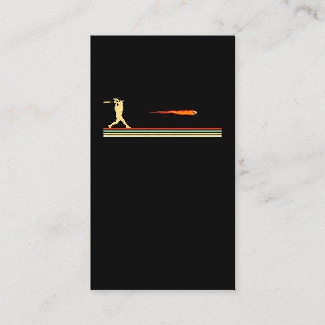 Baseball Player Daugher Funny Softball Batter Girl Business Card (Front)