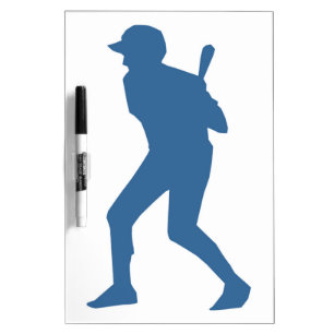 BASEBALL PLAYER DRY ERASE BOARD