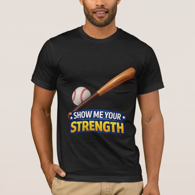 Baseball Player Energy – Game Day Vibes ⚾ T-Shirt (Front)