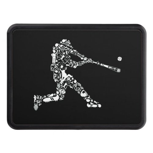 Baseball Player Hitch Cover