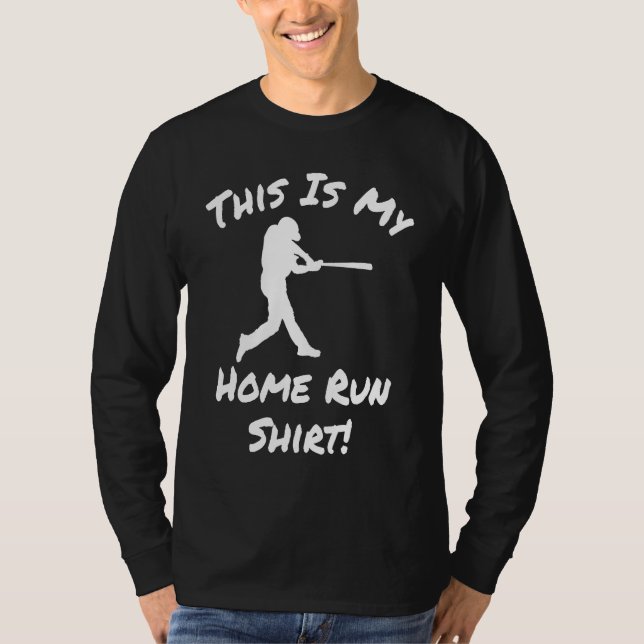 Baseball Player Homerun T-Shirt (Front)