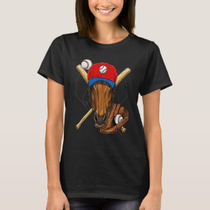 Baseball Player Horse Pitcher Catcher Baseball Co T-Shirt