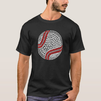 Baseball   Player International Dot Day V neck T-Shirt