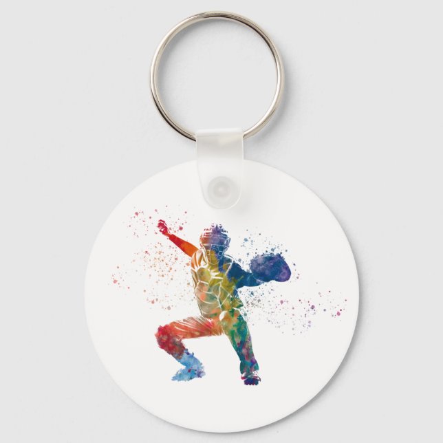 baseball player keychain (Front)