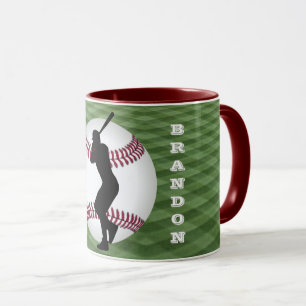 Baseball Player Mug with His Name
