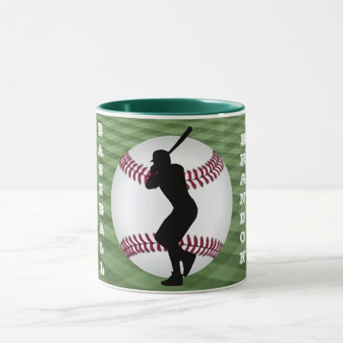 Baseball Player Mug with His Name