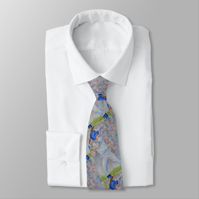 Baseball Player Neck Tie (Tied)