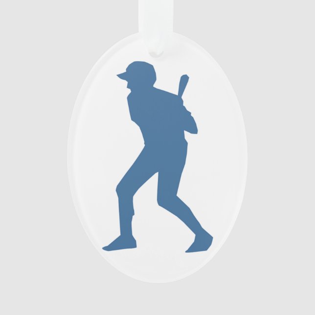 BASEBALL PLAYER ORNAMENT (Front)