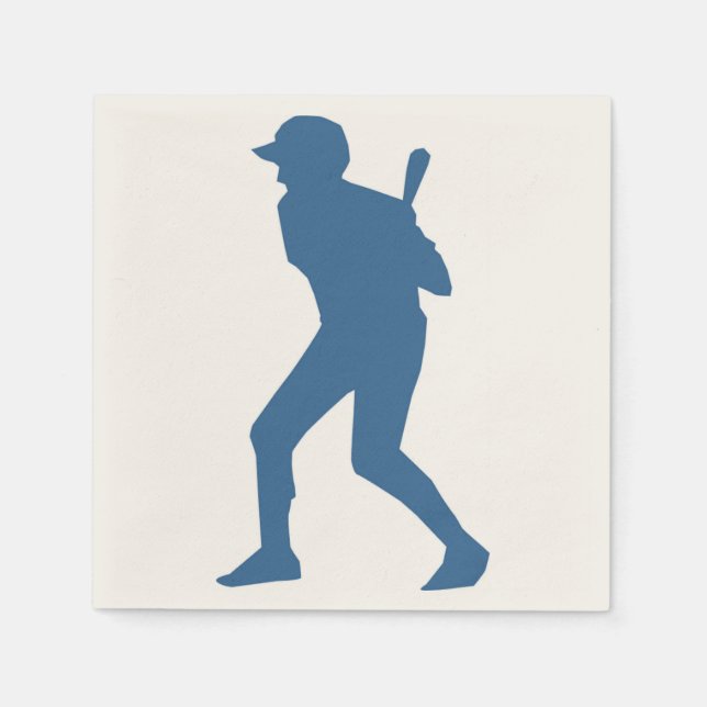 BASEBALL PLAYER PAPER NAPKINS (Front)