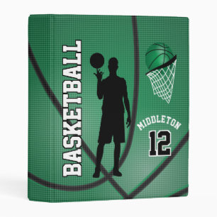 Baseball Player- Photo Album - Green Mini Binder