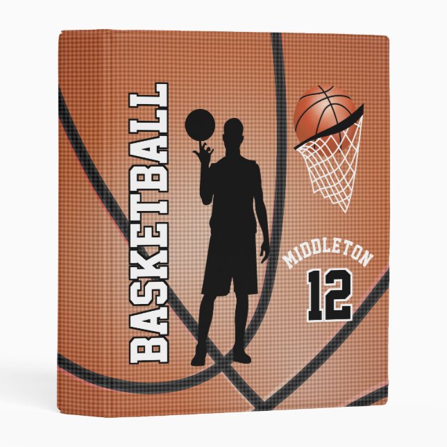 Baseball Player- Photo Album Mini Binder (Front/Spine)