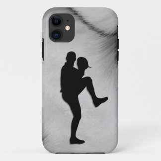 Baseball Player Pitcher Windup iPhone 11 Case